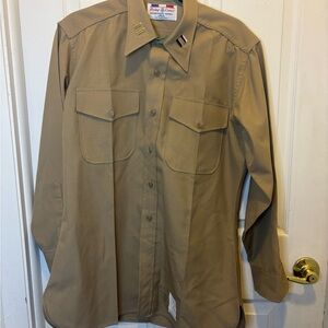 Flying Cross Khaki USMC Approved Uniform Shirt